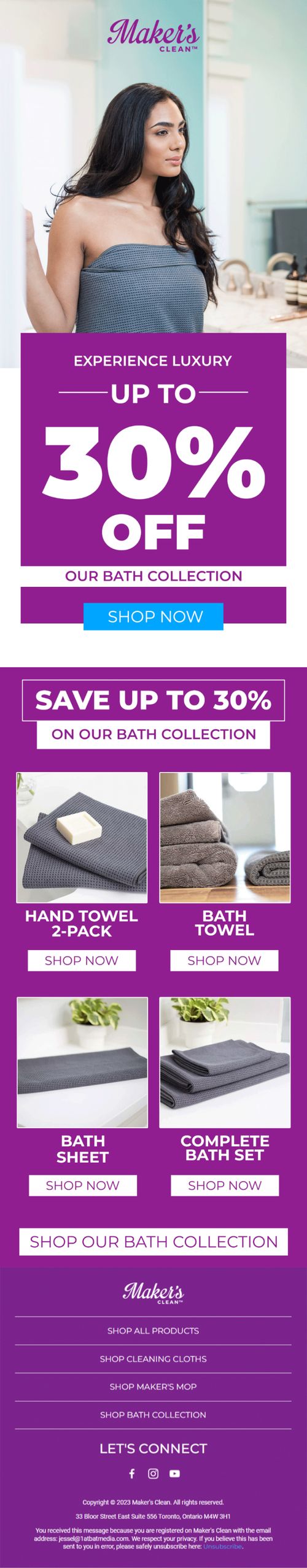 email ad sample