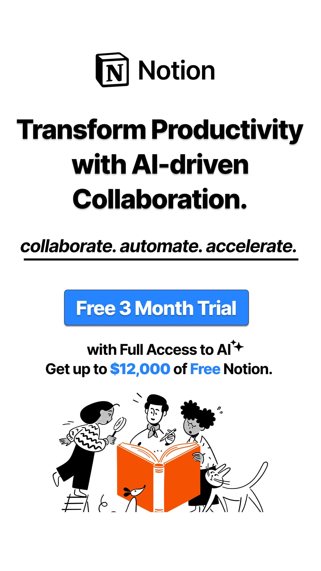 online ad sample