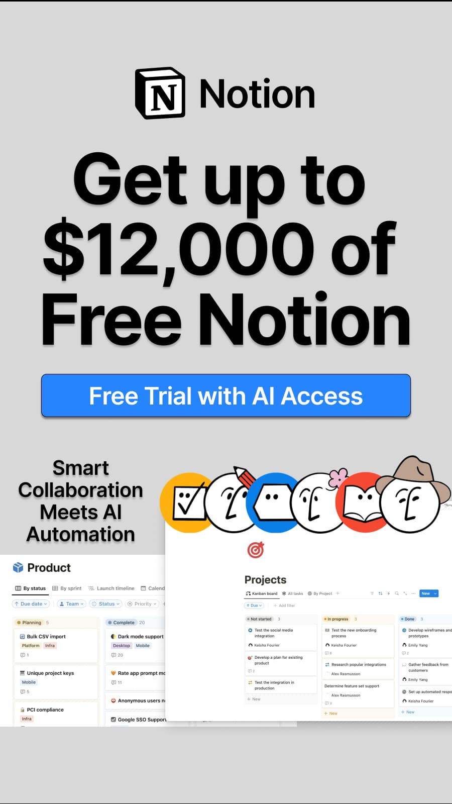 online ad sample